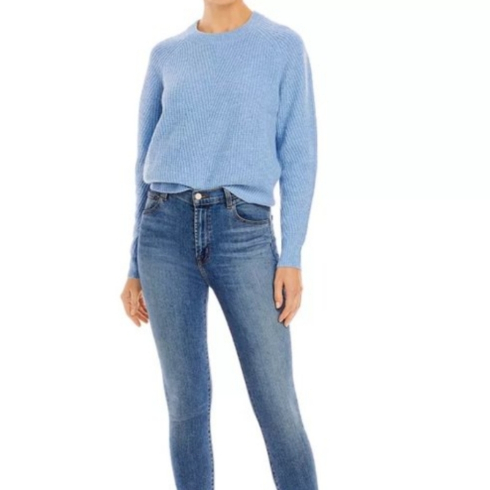AQUA CASHMERE bloomingdale's crewneck sweater L